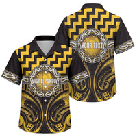 Aotearoa Ngati Porou Personalised Family Matching Mermaid Dress and Hawaiian Shirt Maori Iwi Poutama Puhoro Tattoo