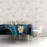 French Polynesia Tetiaroa Atoll Tablecloth Polynesian Curves Style LT14 - Polynesian Pride