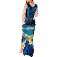 French Polynesia Tetiaroa Atoll Tank Maxi Dress Polynesian Curves Style LT14 - Polynesian Pride