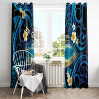 French Polynesia Tetiaroa Atoll Window Curtain Polynesian Curves Style LT14 - Polynesian Pride