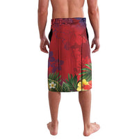 Personalised Kiribati Tarawa Atoll Lavalava Frigate Bird With Map Tropical Style LT14 - Polynesian Pride