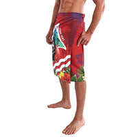 Personalised Kiribati Tarawa Atoll Lavalava Frigate Bird With Map Tropical Style LT14 - Polynesian Pride