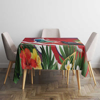 Personalised Kiribati Tarawa Atoll Tablecloth Frigate Bird With Map Tropical Style LT14 - Polynesian Pride