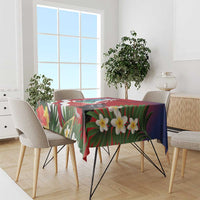 Personalised Kiribati Tarawa Atoll Tablecloth Frigate Bird With Map Tropical Style LT14 - Polynesian Pride