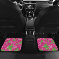 Aloha Hawaii Christmas Car Mats Mele Kalikimaka Chill Flamingo Palaka Quilt Motifs - Polynesian Pride