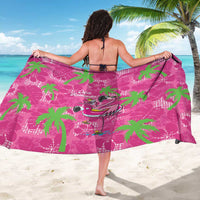 Aloha Hawaii Christmas Sarong Mele Kalikimaka Chill Flamingo Palaka Quilt Motifs - Polynesian Pride