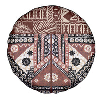 Bula Fiji Spare Tire Cover Unique Masi Tapa Pattern LT14 - Polynesian Pride