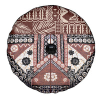 Bula Fiji Spare Tire Cover Unique Masi Tapa Pattern LT14 - Polynesian Pride