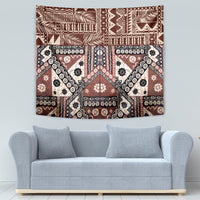 Bula Fiji Tapestry Unique Masi Tapa Pattern LT14 - Polynesian Pride