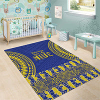 Fakaalofa Lahi Atu Niue Area Rug Siapo Pattern With Puakenikeni LT14 - Polynesian Pride