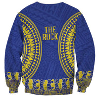 Fakaalofa Lahi Atu Niue Sweatshirt Siapo Pattern With Puakenikeni LT14 - Polynesian Pride