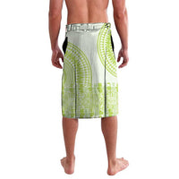 Lime Green Niue Language Week Lavalava The Rock Coconut Crab - Siapo Pattern LT14 - Polynesian Pride