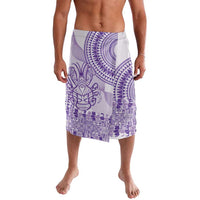 Purple Niue Language Week Lavalava The Rock Coconut Crab - Siapo Pattern LT14 Purple - Polynesian Pride