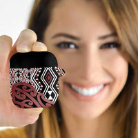 New Zealand AirPods Case Aotearoa Kowhaiwhai Mix Taniko Art LT14 - Polynesian Pride