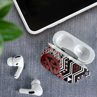 New Zealand AirPods Case Aotearoa Kowhaiwhai Mix Taniko Art LT14 - Polynesian Pride