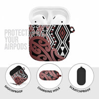 New Zealand AirPods Case Aotearoa Kowhaiwhai Mix Taniko Art LT14 - Polynesian Pride