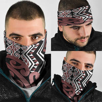 New Zealand Neck Gaiter Aotearoa Kowhaiwhai Mix Taniko Art - Polynesian Pride