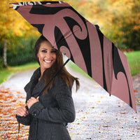 New Zealand Umbrella Aotearoa Kowhaiwhai Mix Taniko Art - Polynesian Pride