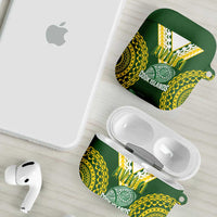 Avaiki Cook Islands Rugby AirPods Case Kuki Airani Tatau Green LT14 - Polynesian Pride