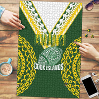 Avaiki Cook Islands Rugby Puzzle Kuki Airani Tatau Green - Polynesian Pride