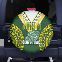 Avaiki Cook Islands Rugby Spare Tire Cover Kuki Airani Tatau Green - Polynesian Pride