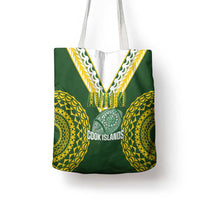 Avaiki Cook Islands Rugby Tote Bag Kuki Airani Tatau Green - Polynesian Pride