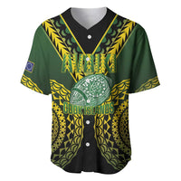Custom Avaiki Cook Islands Rugby Baseball Jersey Kuki Airani Tatau Black LT14 Black - Polynesian Pride
