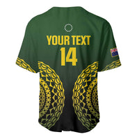 Custom Avaiki Cook Islands Rugby Baseball Jersey Kuki Airani Tatau Black LT14 - Polynesian Pride