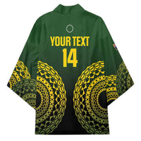Custom Avaiki Cook Islands Rugby Kimono Kuki Airani Tatau Black LT14 - Polynesian Pride