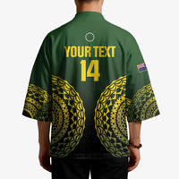 Custom Avaiki Cook Islands Rugby Kimono Kuki Airani Tatau Black LT14 - Polynesian Pride