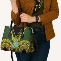 Avaiki Cook Islands Rugby Leather Bag Kuki Airani Tatau Black - Polynesian Pride