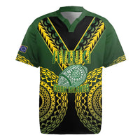 Custom Avaiki Cook Islands Rugby Rugby Jersey Kuki Airani Tatau Black - Polynesian Pride