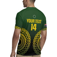 Custom Avaiki Cook Islands Rugby Rugby Jersey Kuki Airani Tatau Black LT14 - Polynesian Pride