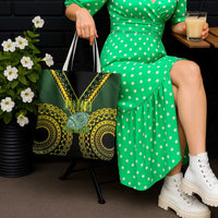 Avaiki Cook Islands Rugby Tote Bag Kuki Airani Tatau Black - Polynesian Pride