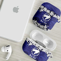 Personalised Cook Islands Pukapuka AirPods Case Tiare Maori Polynesian Waves Tattoo LT14 - Polynesian Pride