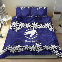 Personalised Cook Islands Pukapuka Bedding Set Tiare Maori Polynesian Waves Tattoo LT14 - Polynesian Pride