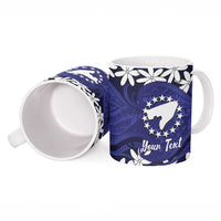 Personalised Cook Islands Pukapuka Ceramic Mug Tiare Maori Polynesian Waves Tattoo LT14 - Polynesian Pride
