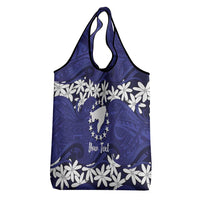Personalised Cook Islands Pukapuka Grocery Bag Tiare Maori Polynesian Waves Tattoo LT14 - Polynesian Pride