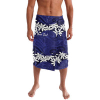 Personalised Cook Islands Pukapuka Lavalava Tiare Maori Polynesian Waves Tattoo LT14 Blue - Polynesian Pride