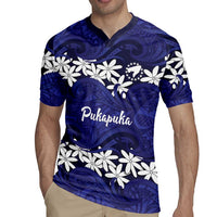 Personalised Cook Islands Pukapuka Rugby Jersey Tiare Maori Polynesian Waves Tattoo LT14 - Polynesian Pride