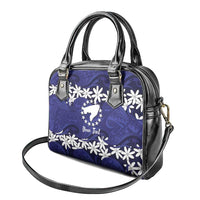 Personalised Cook Islands Pukapuka Shoulder Handbag Tiare Maori Polynesian Waves Tattoo LT14 - Polynesian Pride