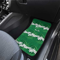 Personalised Cook Islands Rarotonga Car Mats Tiare Maori Polynesian Waves Tattoo LT14 - Polynesian Pride