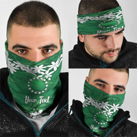 Personalised Cook Islands Rarotonga Neck Gaiter Tiare Maori Polynesian Waves Tattoo LT14 - Polynesian Pride
