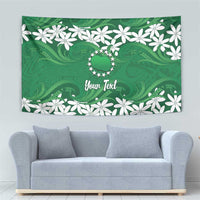 Personalised Cook Islands Rarotonga Tapestry Tiare Maori Polynesian Waves Tattoo LT14 - Polynesian Pride