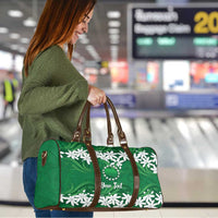 Personalised Cook Islands Rarotonga Travel Bag Tiare Maori Polynesian Waves Tattoo LT14 - Polynesian Pride