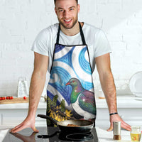 Kekeru New Zealand Matariki Apron Kukupa Kowhai Maori New Year Blue Version LT14 - Polynesian Pride