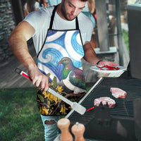 Kekeru New Zealand Matariki Apron Kukupa Kowhai Maori New Year Blue Version LT14 - Polynesian Pride