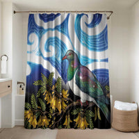Kekeru New Zealand Matariki Bathroom Set Kukupa Kowhai Maori New Year Blue Version
