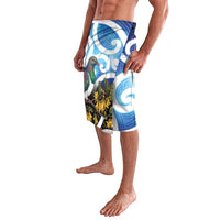 Kekeru New Zealand Matariki Lavalava Kukupa Kowhai Maori New Year Blue Version