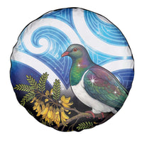 Kekeru New Zealand Matariki Spare Tire Cover Kukupa Kowhai Maori New Year Blue Version